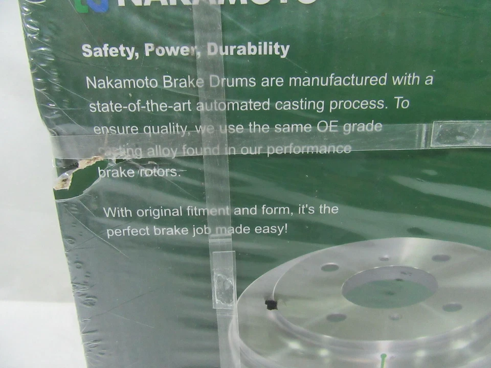 Nakamoto Brake Drums, sealed & NIP for 2005 Dodge Caravan Pair. - Image 2 of 4