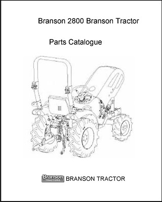 Branson Tractor 2800 Service Parts Manual Ebay