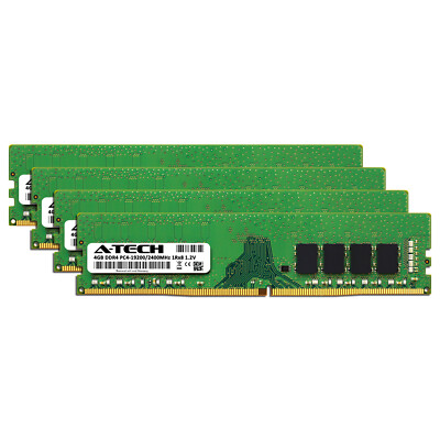 Crucial DDR4-2400 4GB×4枚 計16GB 16GB Kit 4x 4GB DDR4-2400 DIMM Crucial CT4K4G4DFS824A Equivalent