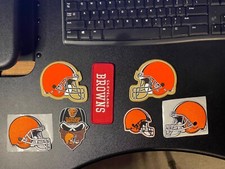 Cleveland Browns 7 Embroidered Patches Lot Football