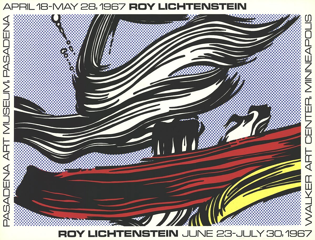 ROY LICHTENSTEIN Brushstrokes at Pasadena Art Museum 25