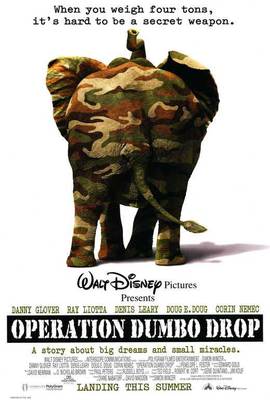 OPERATION DUMBO DROP Movie POSTER 27x40 Danny Glover Ray Liotta Doug E. Doug