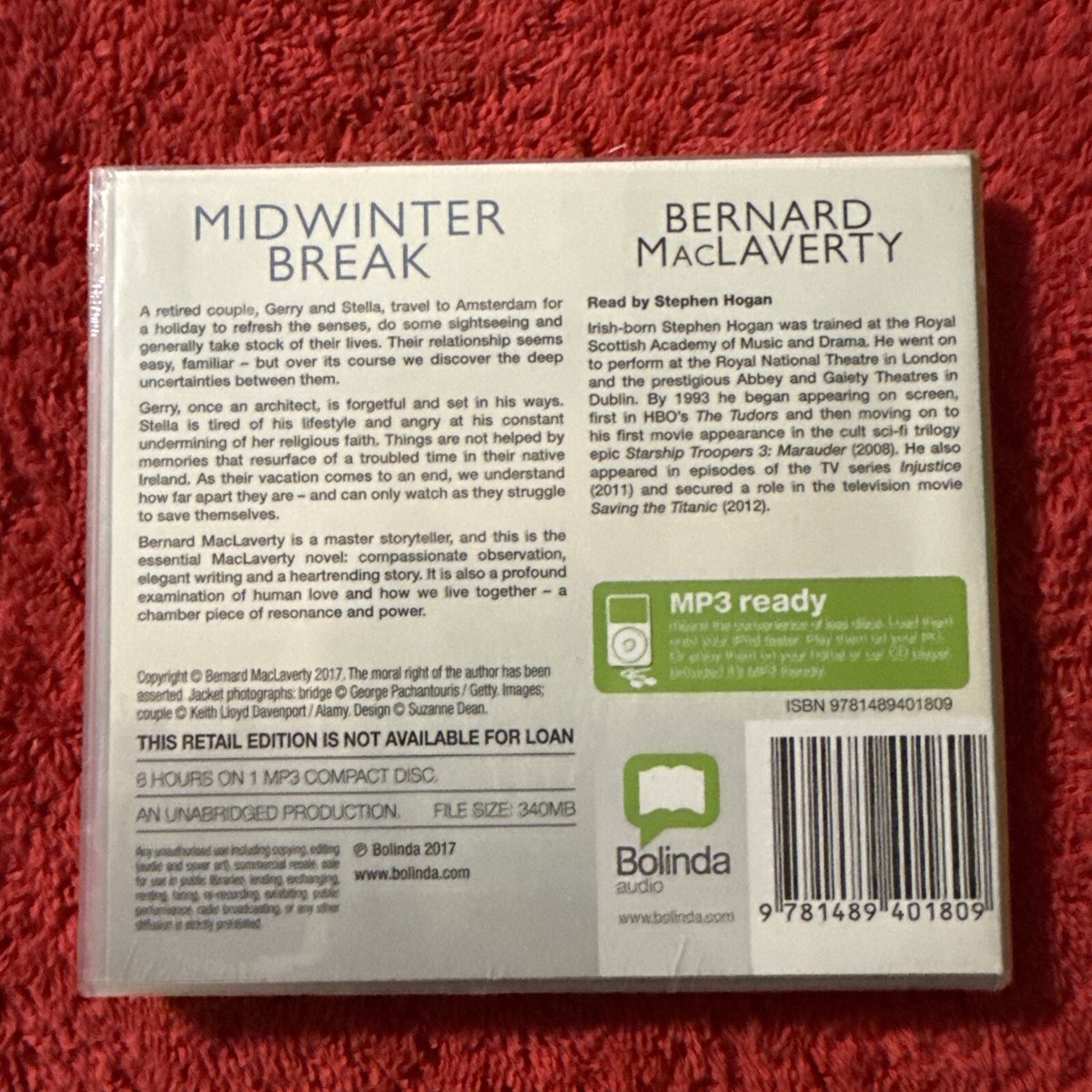 Midwinter Break [Audio] by Bernard MacLaverty [Audio disc] New
