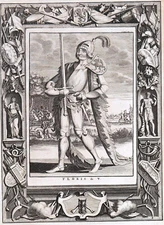 NETHERLANDS FLORIS V COUNT OF HOLLAND "Floris de V" F. Halma 1725 ORIGINAL