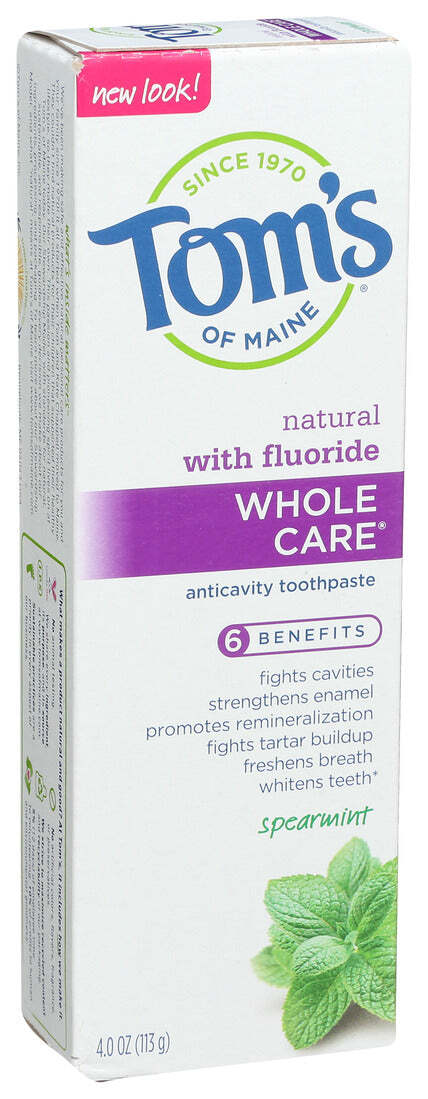 Зубная паста TomS Of Maine Whole Care со вкусом мяты 4 унции 3290₽