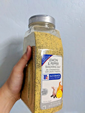 McCormick Culinary Lemon Pepper Seasoning Salt 28 Ounce Container No MSG New
