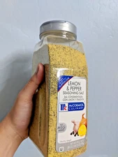 McCormick Culinary Lemon & Pepper Seasoning Salt 28 Ounce Container No MSG New