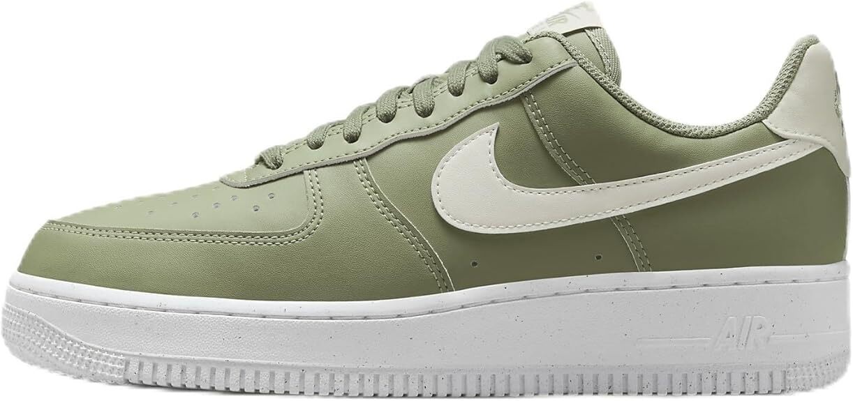 Женские кроссовки Nike Air Force 1 07 NN Масляно-зеленые/Цвет морской волны-белый (HF5062 386)