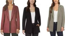 Matty M Women's Knit Boyfriend Blazer Jacket 1715772