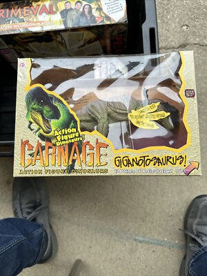 Carnage Giganotosarus Action Figure NIB 1998  ReSaurus - Damaged Package