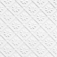 RD838 Anaglypta Luxus Vinyl Bernstein Weiß Strukturiert Diamanten Tapete