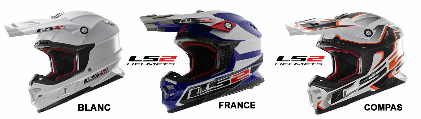 Casque Supermotard LS2 MX456 Light Evo ultra léger avec ventilation dynamique et boucle double D