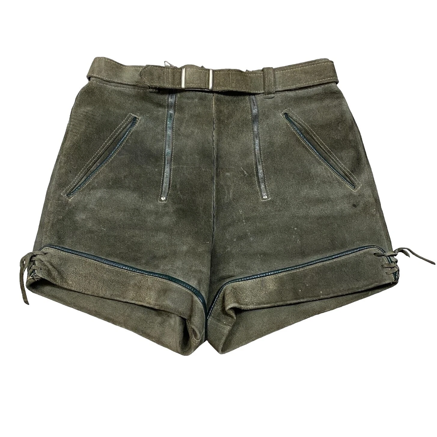 Suede Vintage Shorts for Women