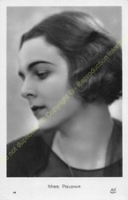 RPPC CPSM STAR Miss POLONIA Photo STUDIO PERGAY Edit AN 14 ca1932