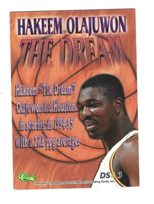 1995 Pacific Prisms The Dream Hakeem Olajuwon #DS3 Houston Rockets