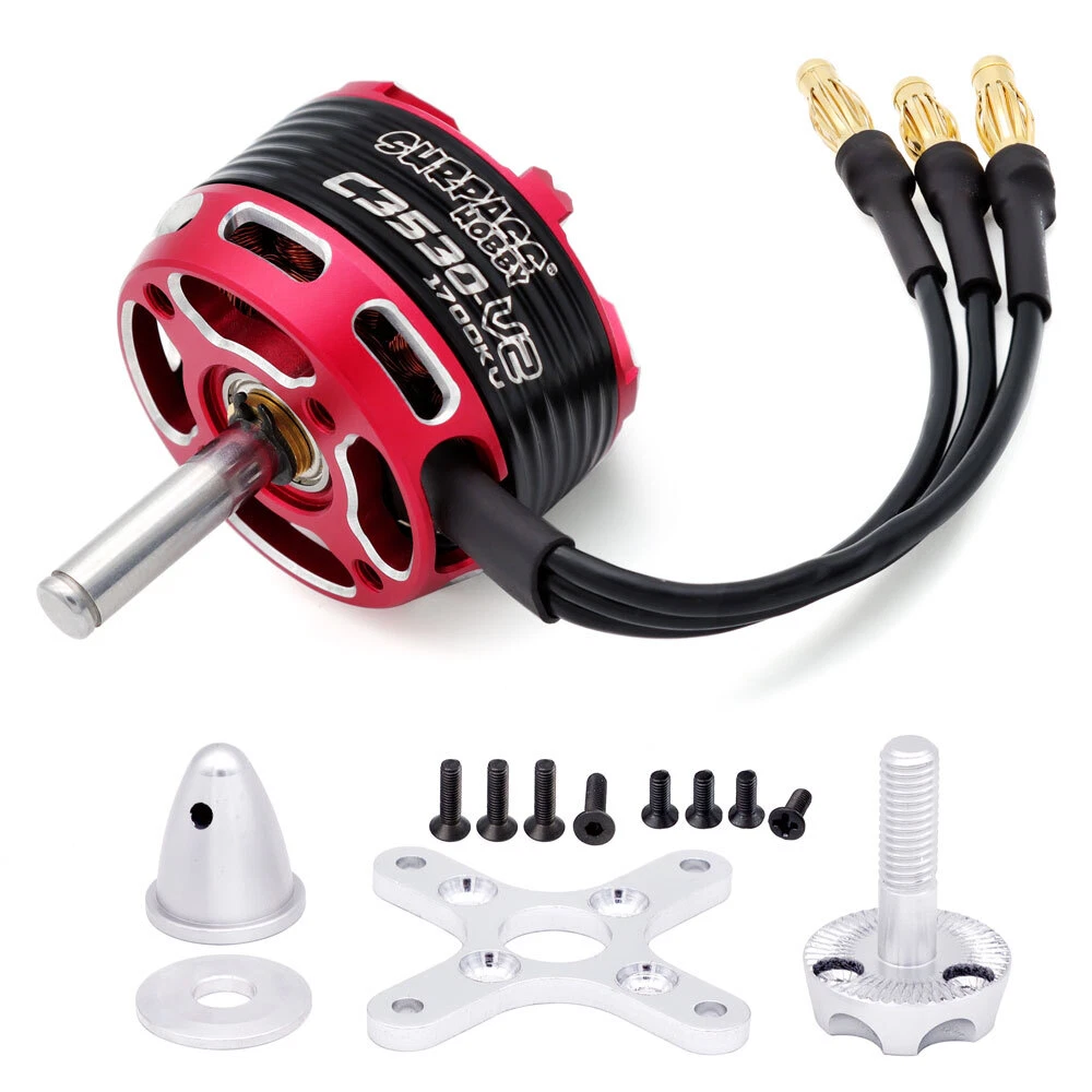 Set Motore Brushless 1100KV 1250KV 2300KV + ESC T Per Aereo RC Ala Fissa