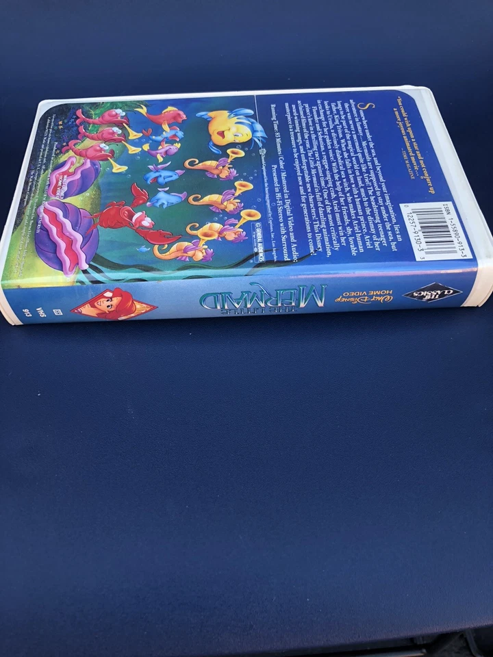 Disney VHS of “The Little Mermaid” VHS #913 BLACK DIAMOND with BANNED COVER - Image 4 of 4