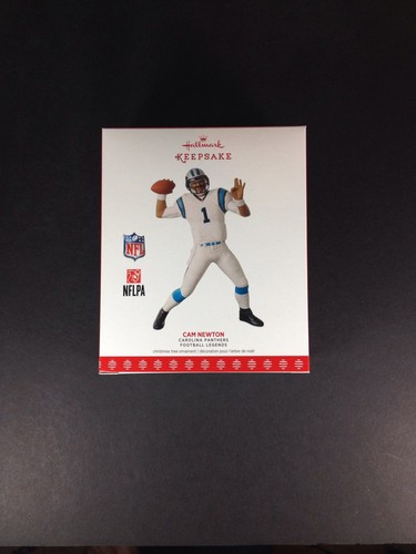 Cam Newton NFL QB Carolina Panthers 2017 Hallmark Keepsake Ornament NIB - 第 1/4 張圖片