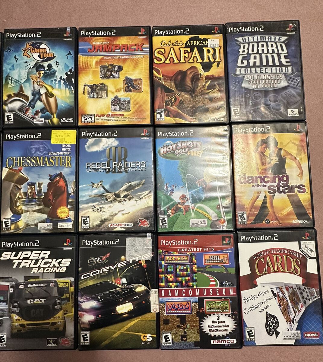 Playstation 2 (PS2) - 42 game lot - Half CIB with Manual! *NO