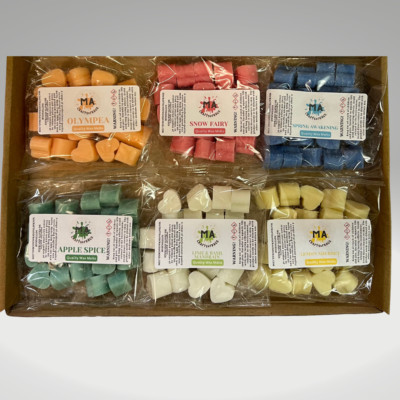 Box Mini Wax Melts selber machen Viele Düfte Parfüm/frisch/blumig