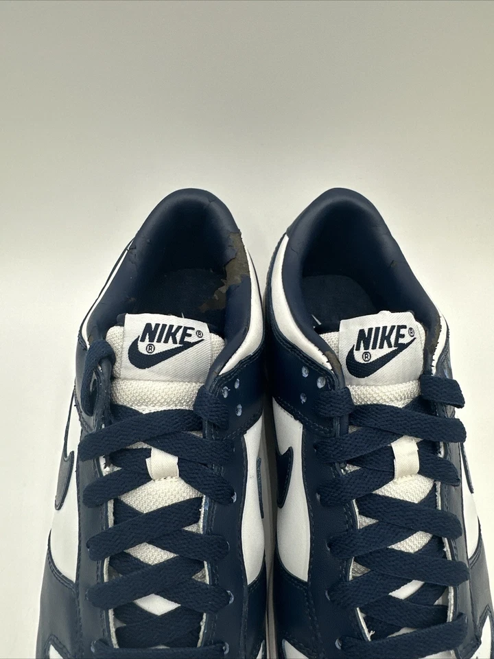 Nike Dunk Pro Low White Midnight Navy 2007 Size 9.5 Brand New 304714-142 - Image 3 of 4