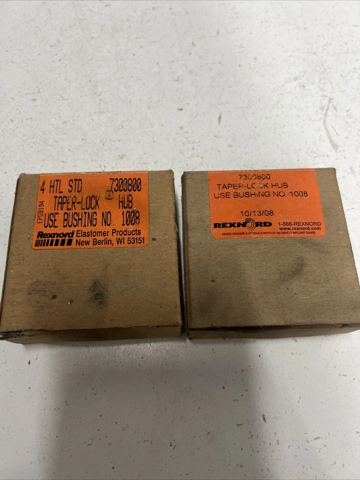 Cantidad-2) -Rexnord 4 HTL STD 7300800 Taper-Lock HUB NOS Foto 2 de 4