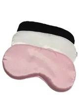 BRAND NEW Pink Black White Sleep Silk Eye Mask Night Cover For Women Men