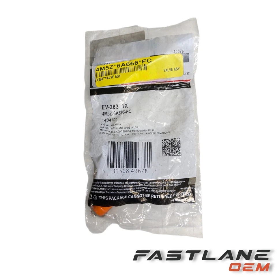 Ford Focus 2005-2006 válvula PCV nueva OEM 4M5Z-6A666-FC Foto 3 de 4