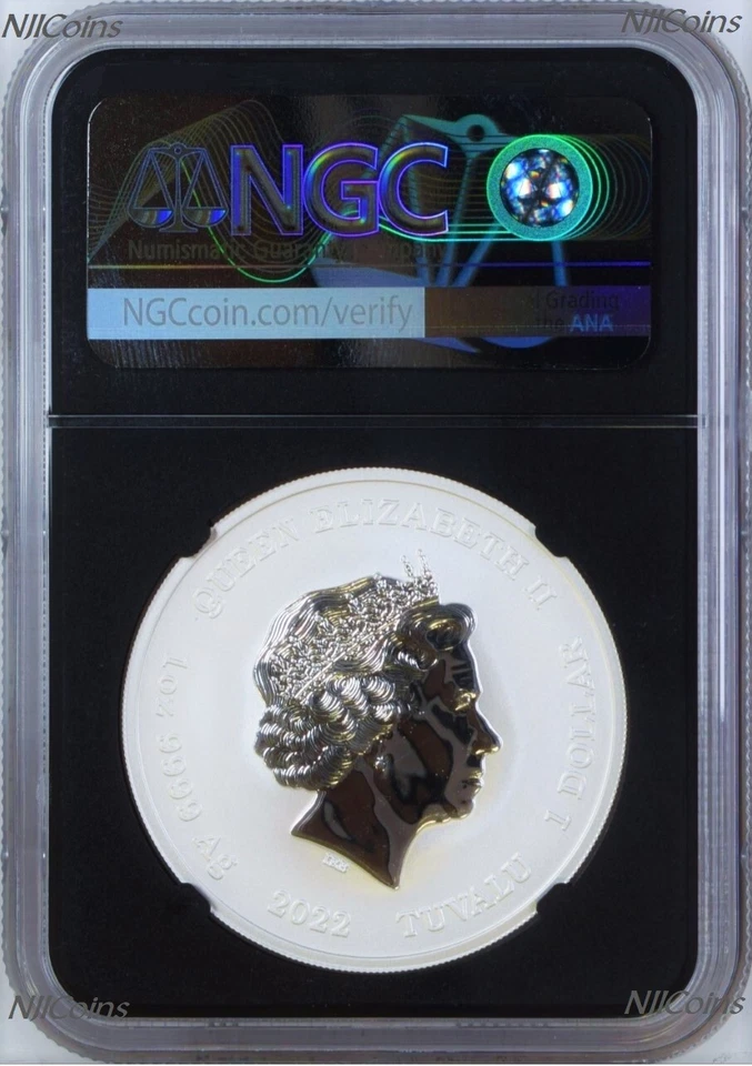 2022 The Simpsons TREEHOUSE OF HORROR $1 1oz Silver COIN NGC MS70 Black Core - Image 2 of 4