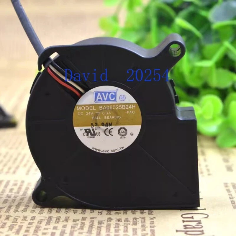 AVC 6025 6CM 24V Turbo centrifugal Double ball blower DG915 Fan BA06025B24H - Image 3 of 4
