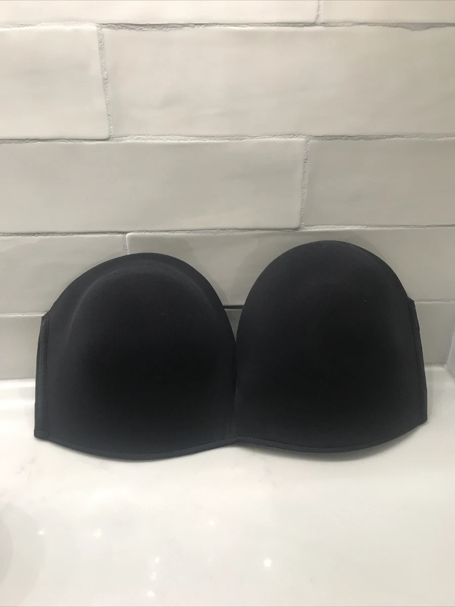 Intimissimi Laura Black Strapless Bra Womens Size 38B