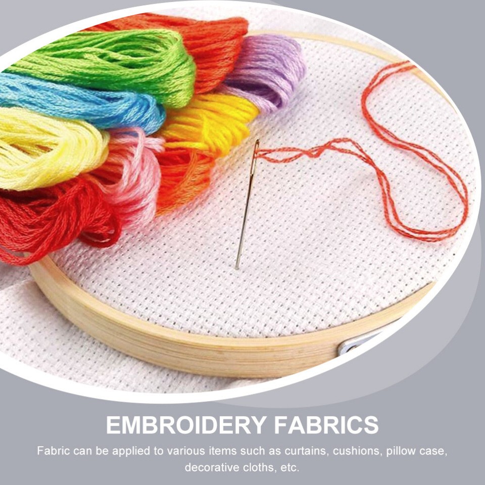 40 Pcs Cross Stitch Cloths Embroidery Gridding Cloths Embroidery