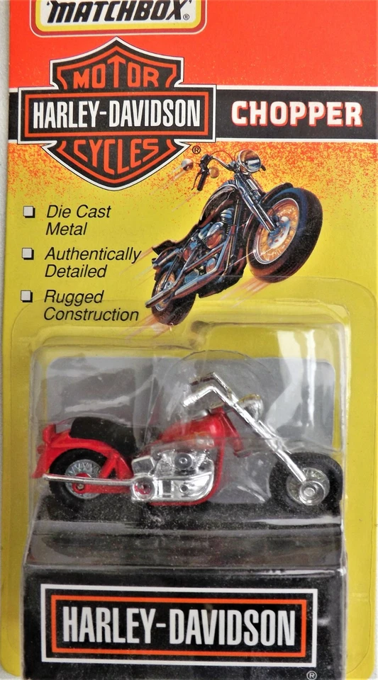 3 HARLEY DAVIDSON ~SPORTSTER CHOPPER ELECTRAGLIDE * Caixa de fósforos em perfeito estado - Imagem 3 de 4