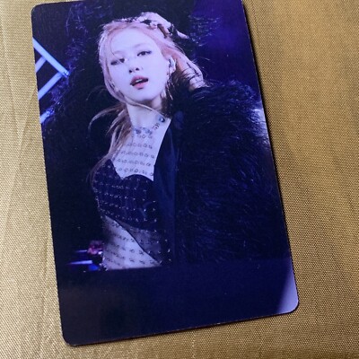 ROSE BLACKPINK Group Pink Coachella Celeb K-pop Girl Photo Card Dance 7