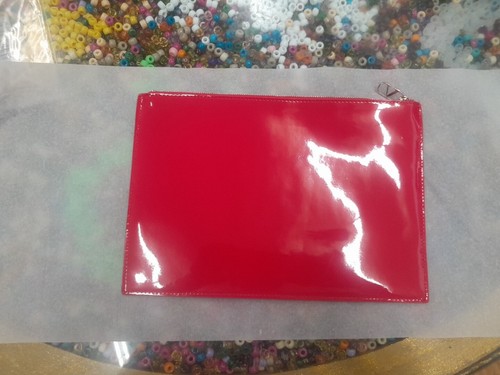 Valentino Voce Viva Red Makeup Bag Clutch Pouch - Picture 7 of 12