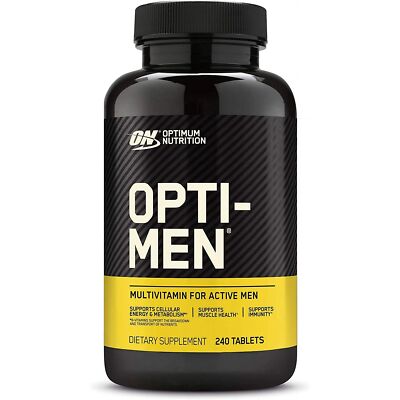 Optimum Nutrition Opti-Men, Mens Daily Multivitamin Supplement, 240 Count