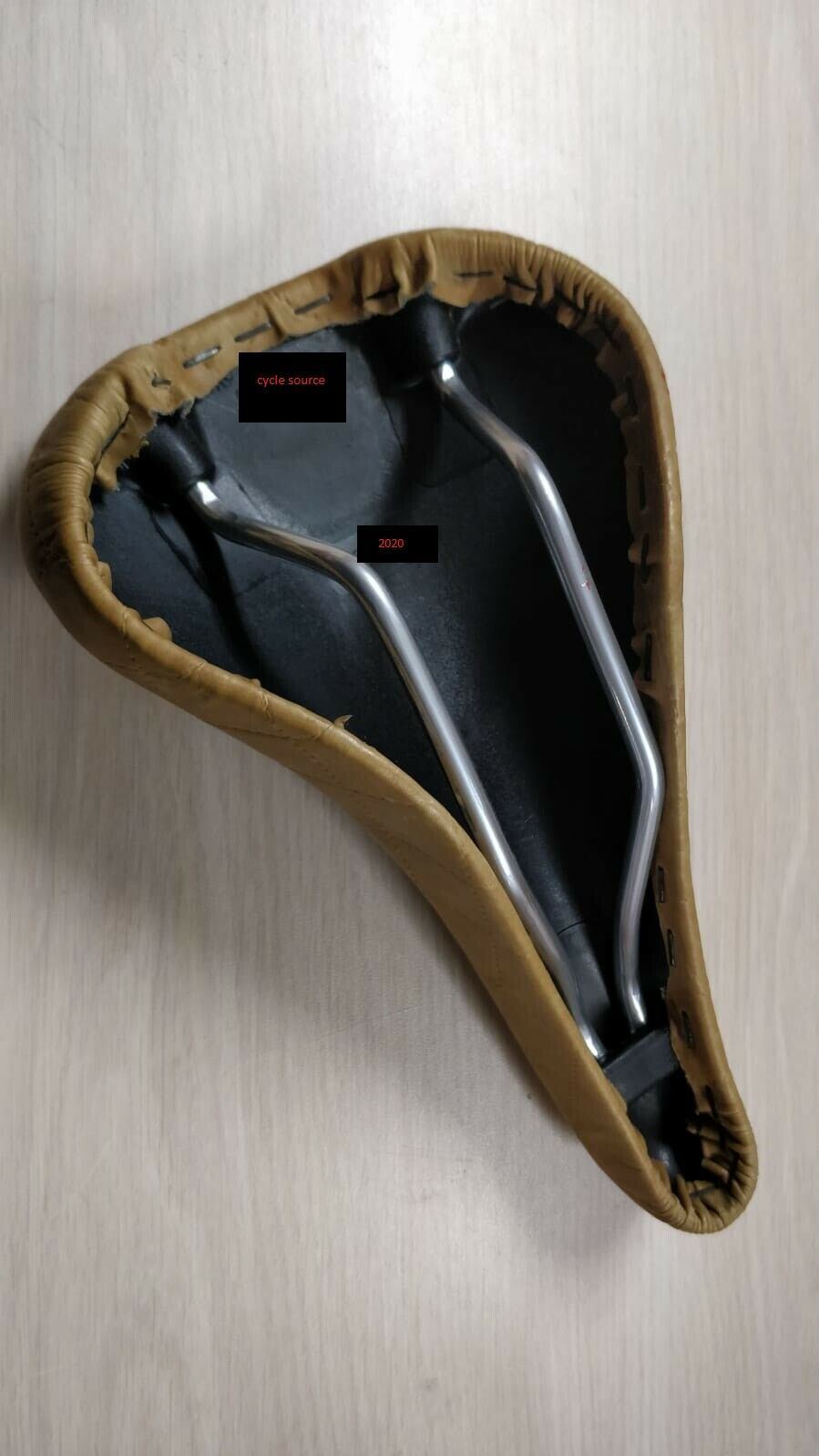 Classic Fixie Touring Road Bike Saddle Seat Diamond Pattern Brown