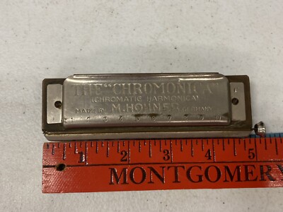 HH VINTAGE  MUSIC M HOHNER GERMANY THE CHROMONICA HARMONICA C