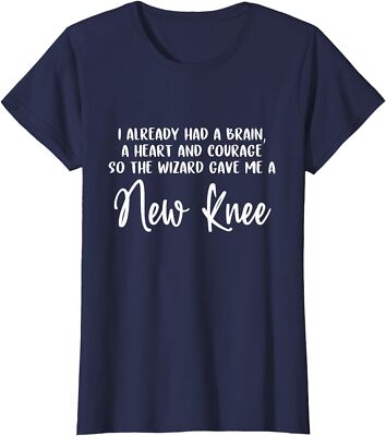 Knee Surgery Completed Funny Knee Replacement Gift Ladies' Crewneck T-Shirt