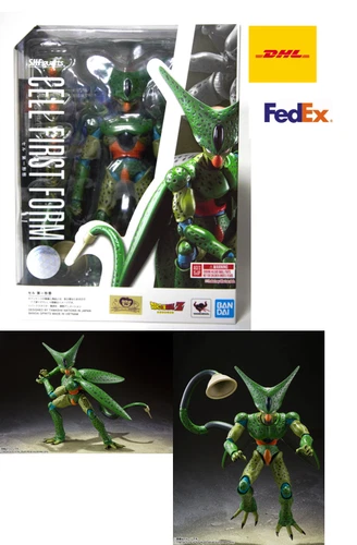 DRAGON BALL Z S.H. FIGUARTS CELL PRIMERA FORMA BANDAI 17 cm 6,69 pulgadas