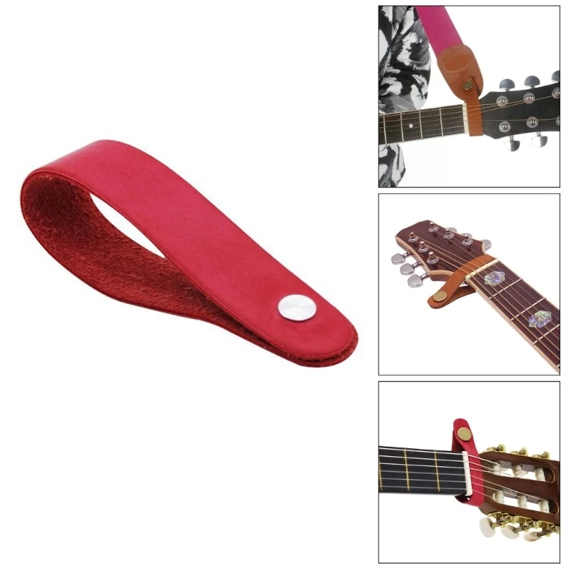 Leather Guitar Neck Strap Button for Electric, Acoustic, and Bass Guitars - Image 2 of 4