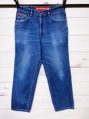 Ecko Unltd Mens Denim Jeans Size 32 Blue Straight Mid-Rise 5 Pockets