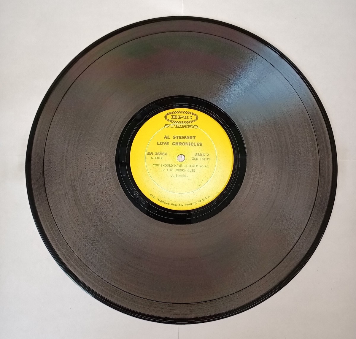 レコード12インチLP Al Stewart / Love Chronicles レコード12インチLP Al Stewart / Love Chronicles AL STEWART