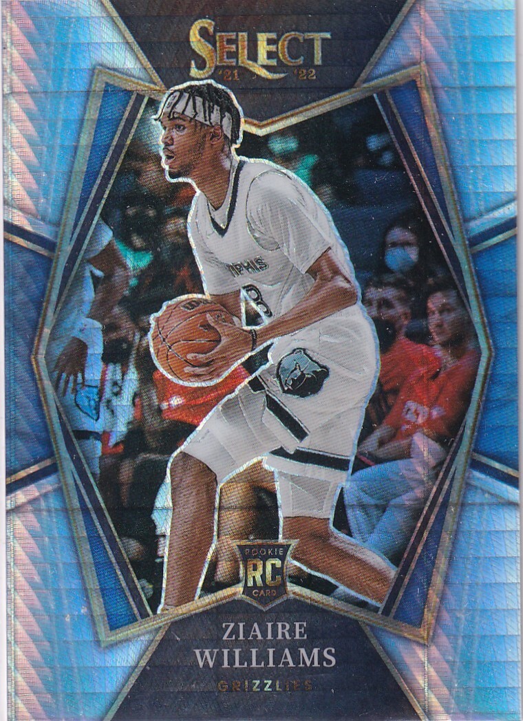 2021-22 Select Panini NBA No. 181 Ziaire Williams Rookie Lucky Envelope 8/8