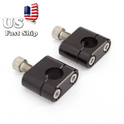 USA HandleBar Fat Bar Mount Clamps Risers Adapter 7/8'' 22mm For Dirt Bike ATV