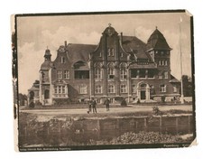 ~1910 altes Kupfertiefdruck Foto Papenburg  Rathaus 