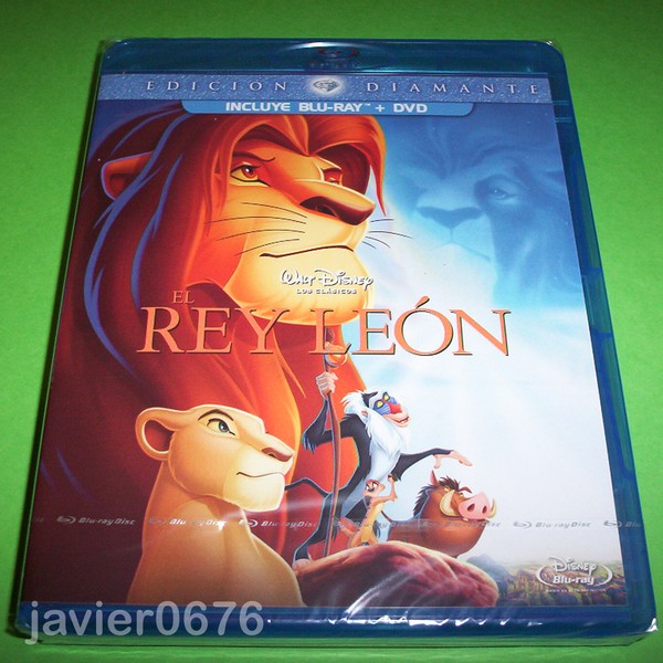 EL REY LEON CLASICO DISNEY NUMERO 32 COMBO BLU-RAY + DVD NUEVO Y PRECINTADO