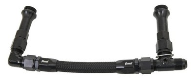 Summit Black Braided Dual Feed Fuel Line for Holley 4150 -8 AN SUM-220100BN-B