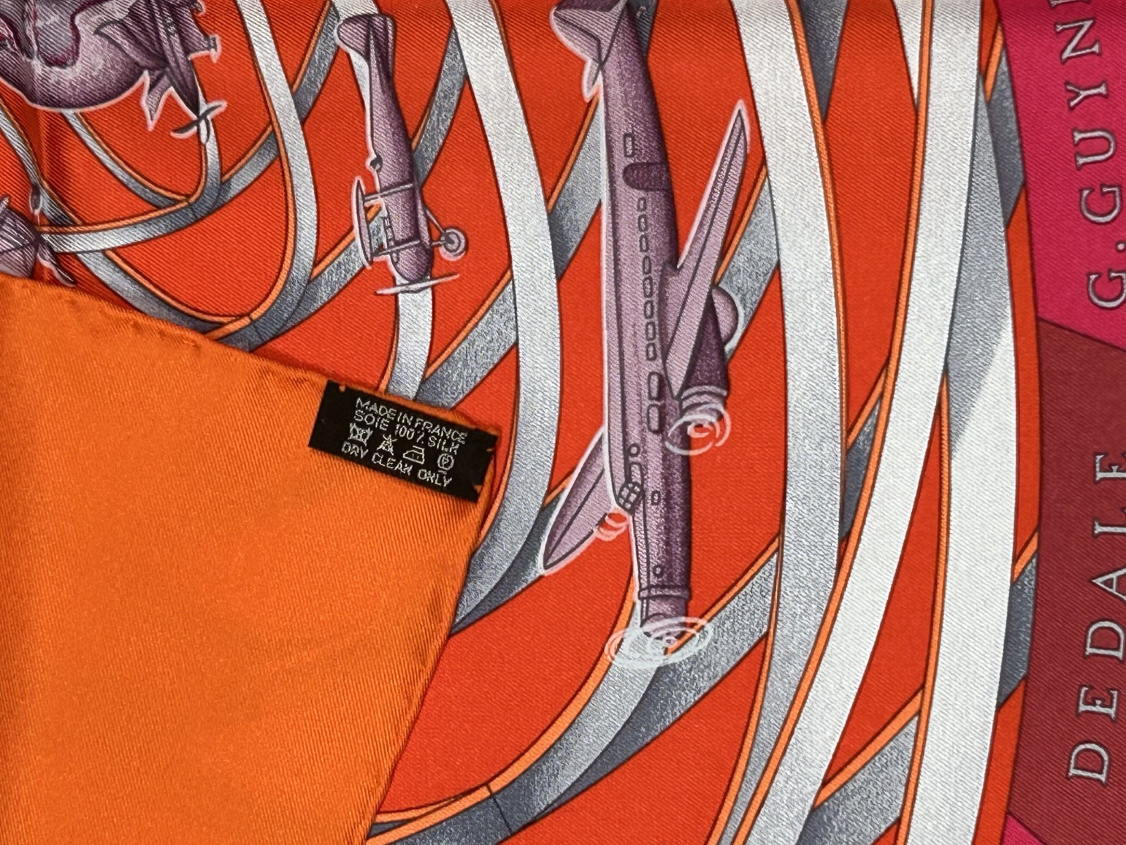 Hermes Scarf NEW Special Carre 'BREITLING x REVES D'ESPACE' RARE France Foulard thumbnail 10