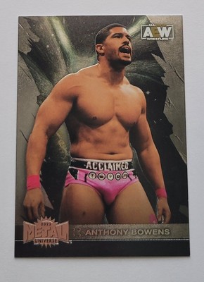 2022 SkyBox Metal Universe AEW #24 Anthony Bowens